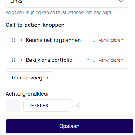 Kies opslaan