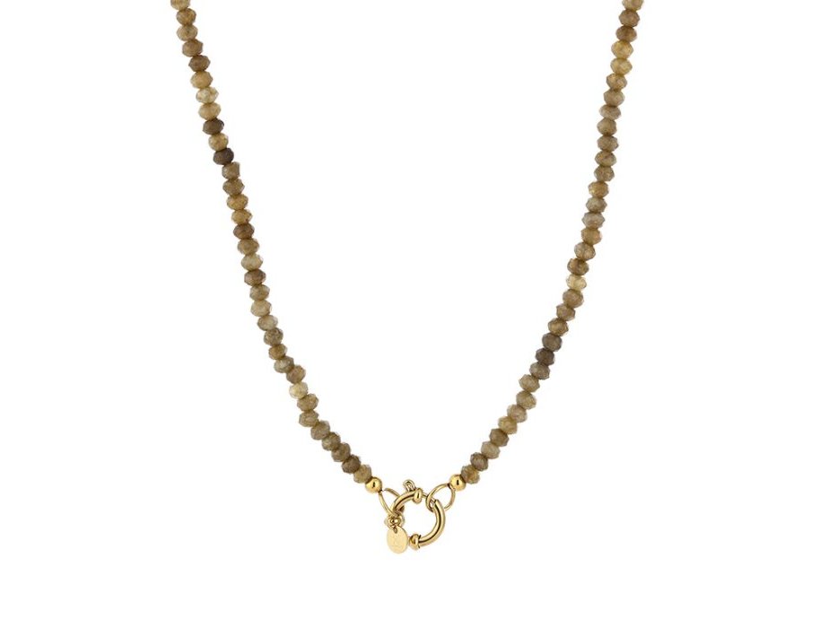 Kralen ketting ARMY GREEN