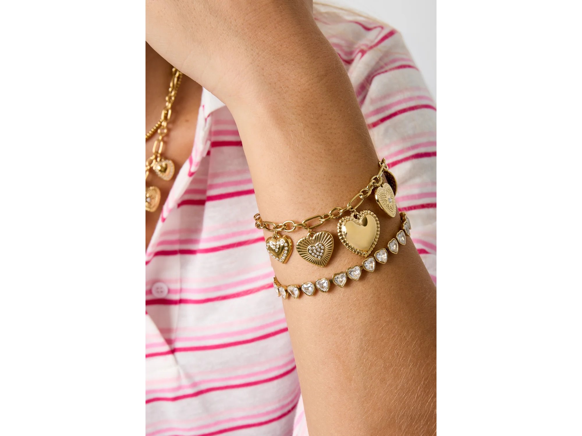 Amore heart  bracelet