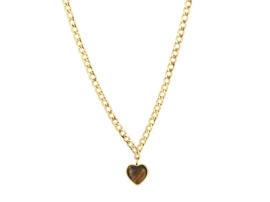 Schakel ketting met hart